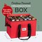 Christmas Ornament Storage Container,Box Stores Up to 96, Adjustable Dividers, Large Organizer Bin to Protect and Store Holiday Décor